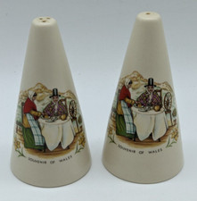 Vintage Souvenir of Wales Salt