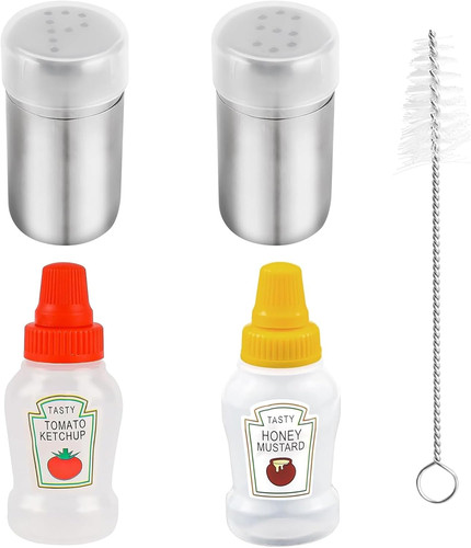 Mini salt shakers pcs - 4,