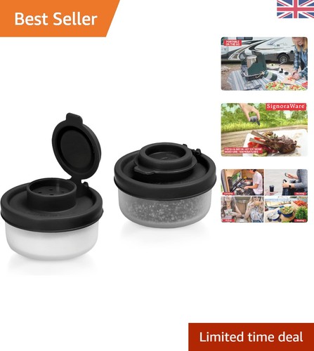 Travel ready salt - and, pepper